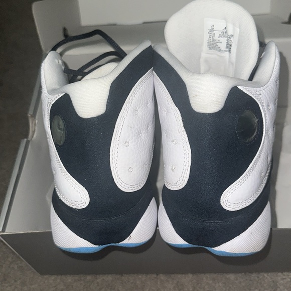 AIR JORDAN 13 RETRO
WHITE/DK POWDER BLUE-MULTI
BLANC/BLEU POUDRE FONCE
SIZE 10 - Picture 3 of 8